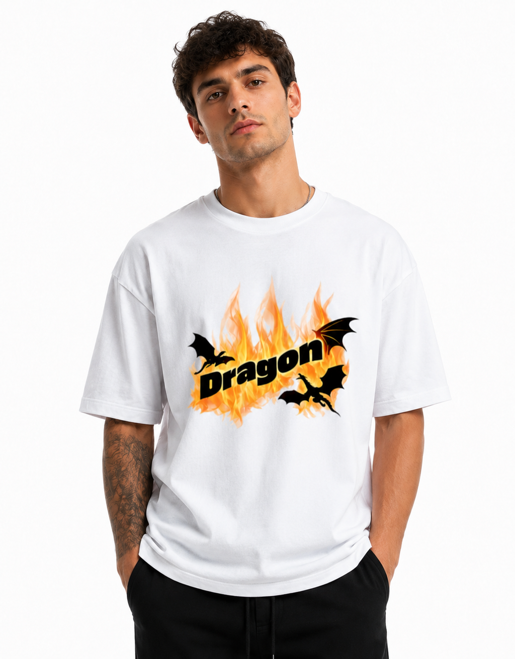 Dragon Terry Oversized Tee