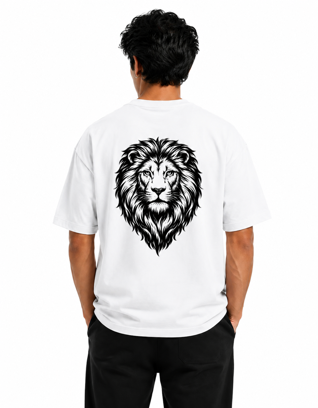 Lion Terry Oversized Tee