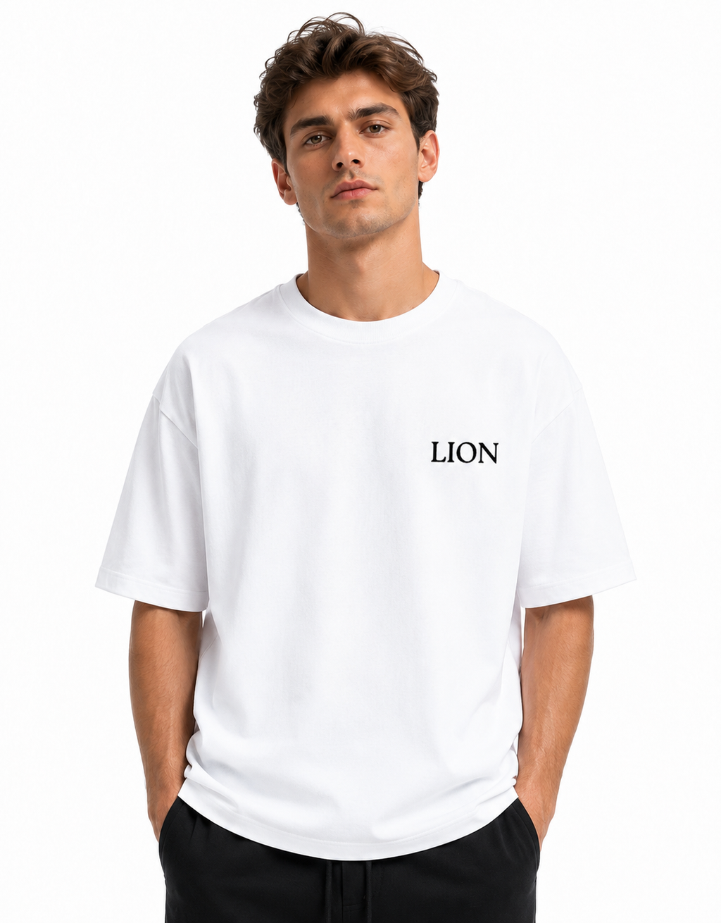 Lion Terry Oversized Tee